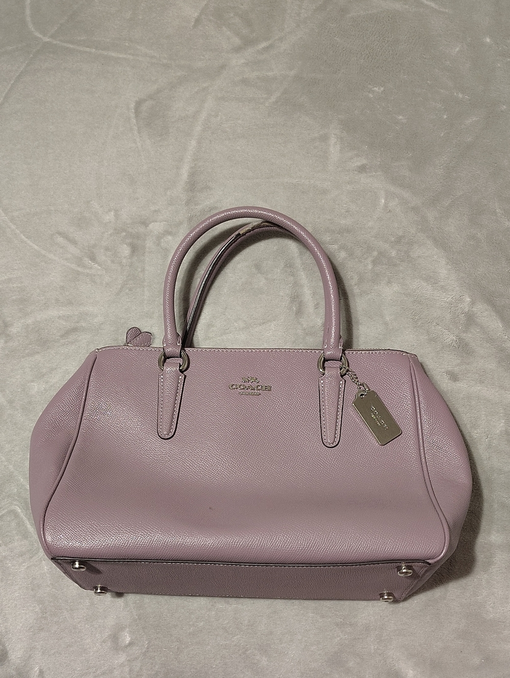 Purple Coach Tote Purse